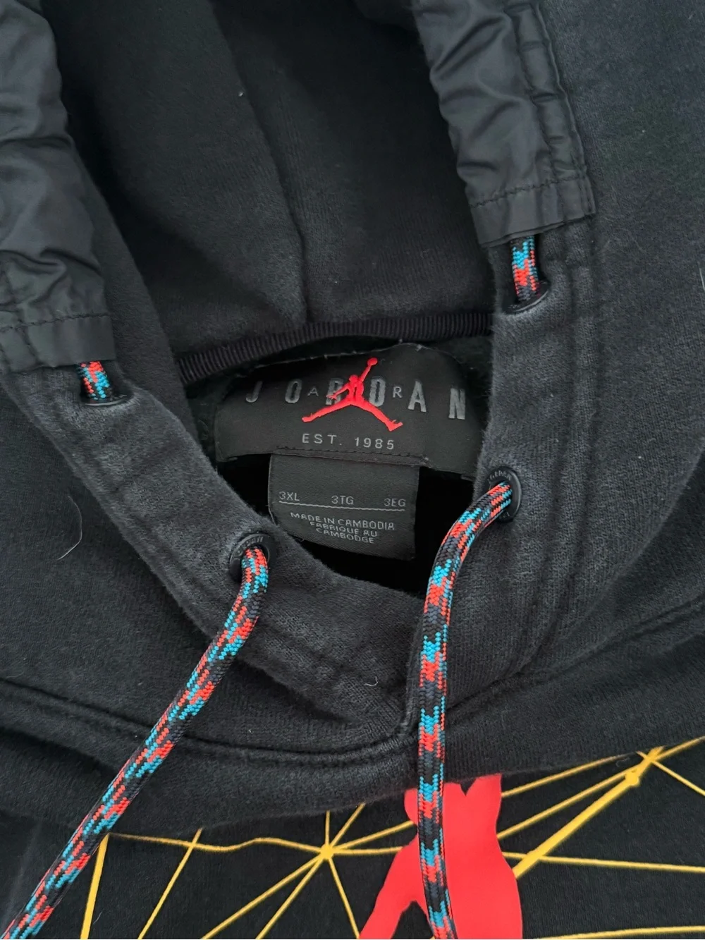 Jordan Black Matching Set Pullover Hoodie and Sweatpants